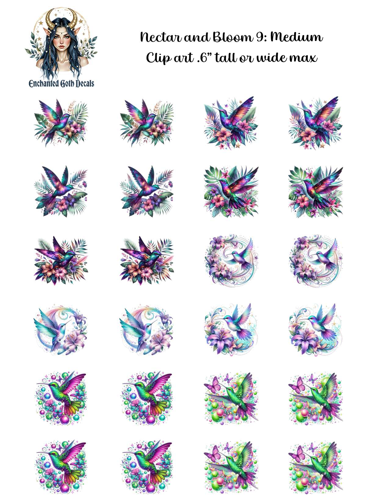 Nectar and Bloom 9 - Clipart
