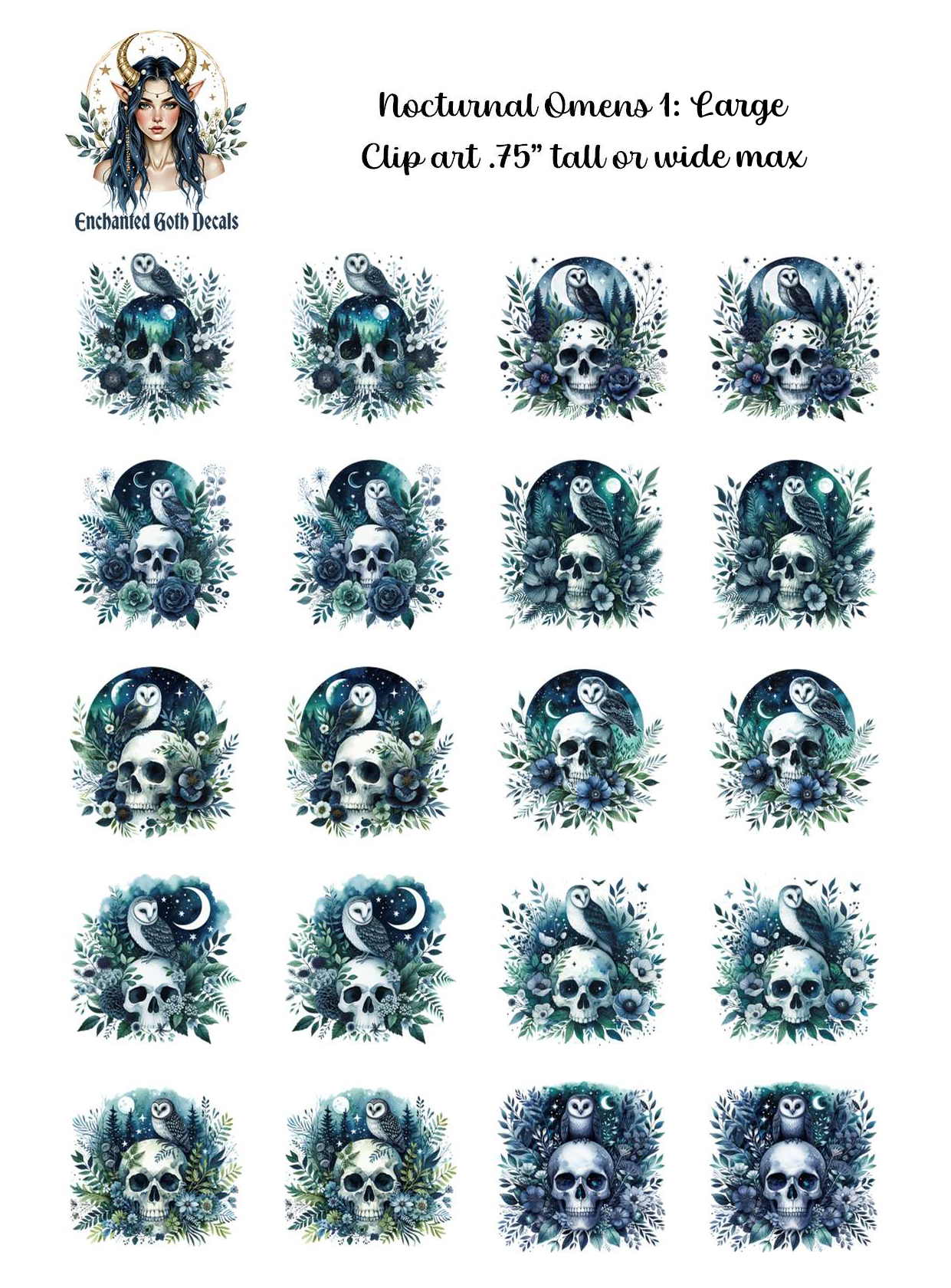 Nocturnal Omens 1 - Clipart