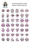 Occult Love Bunnies 3 - Clipart Mini