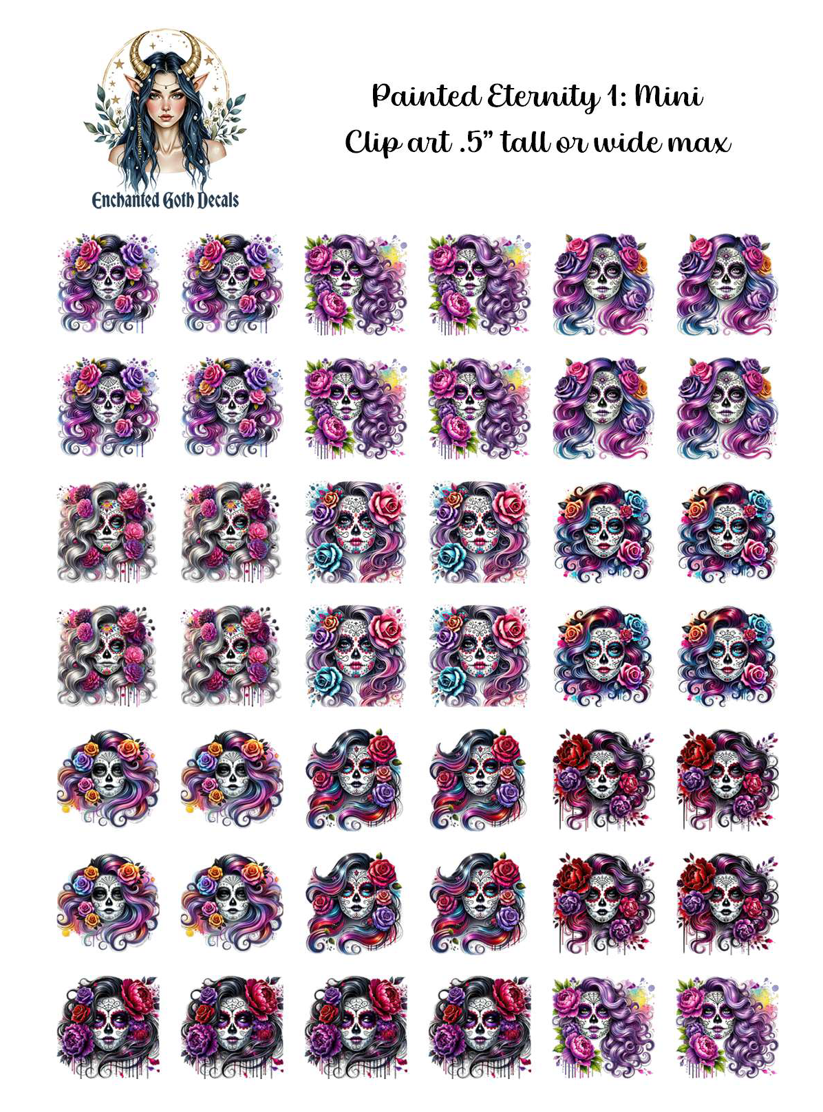 Painted Eternity 1 - Clipart Mini