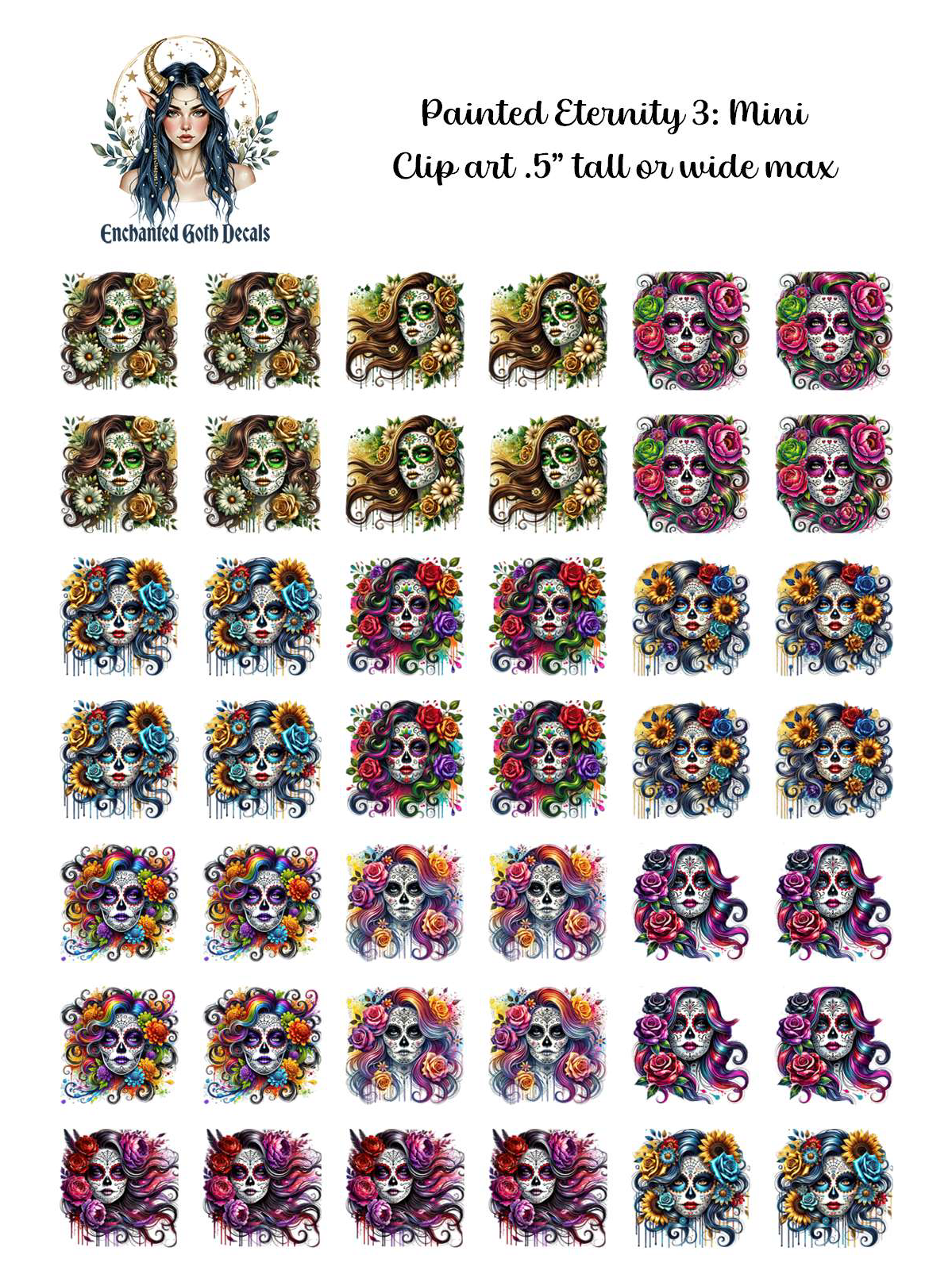Painted Eternity 3 - Clipart Mini