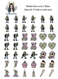 Pastel Zom-core 1 - Clipart Mini