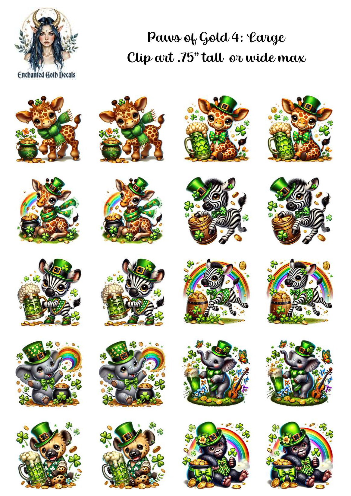 Paws of Gold 4 - Clipart