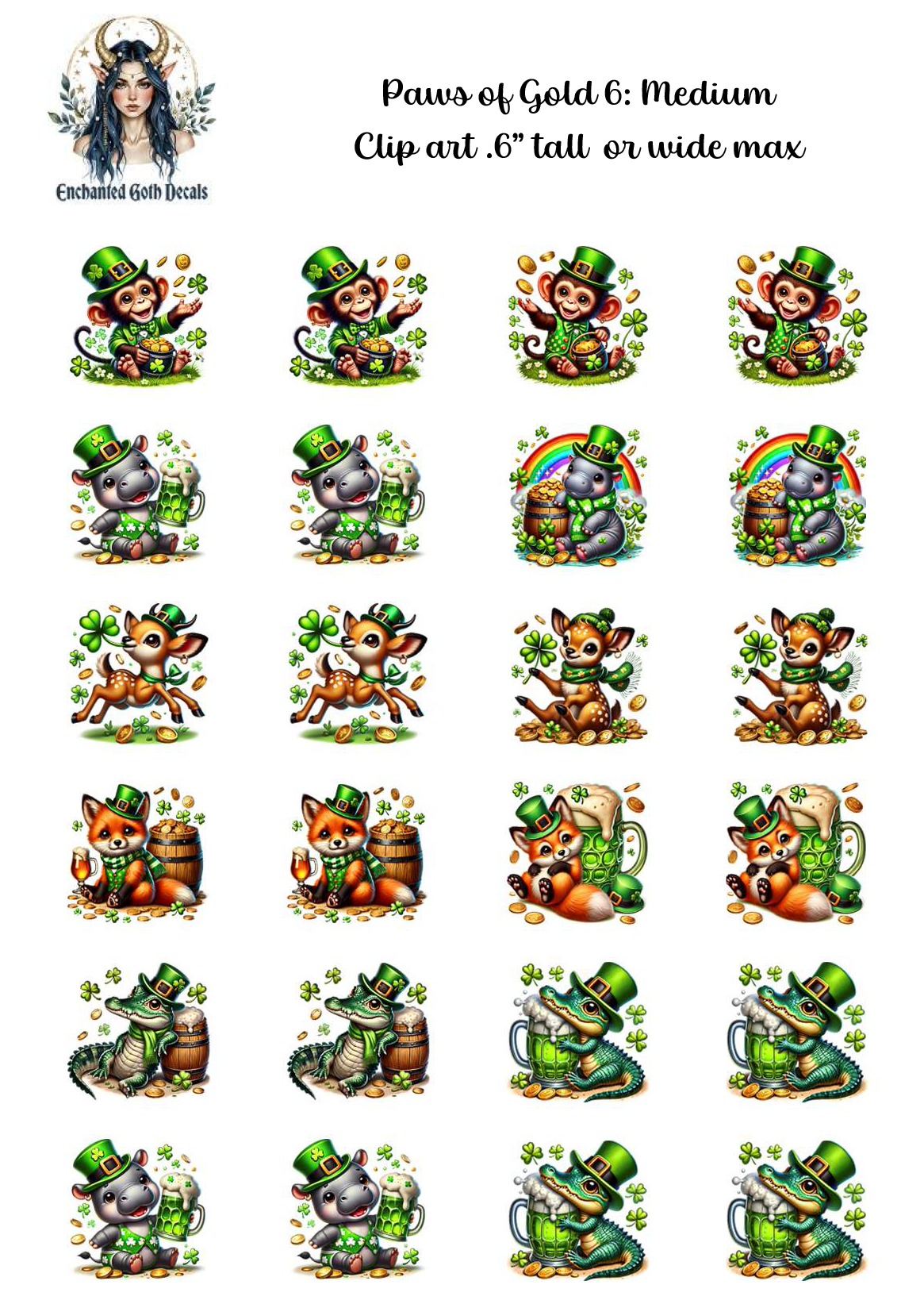 Paws of Gold 6 - Clipart