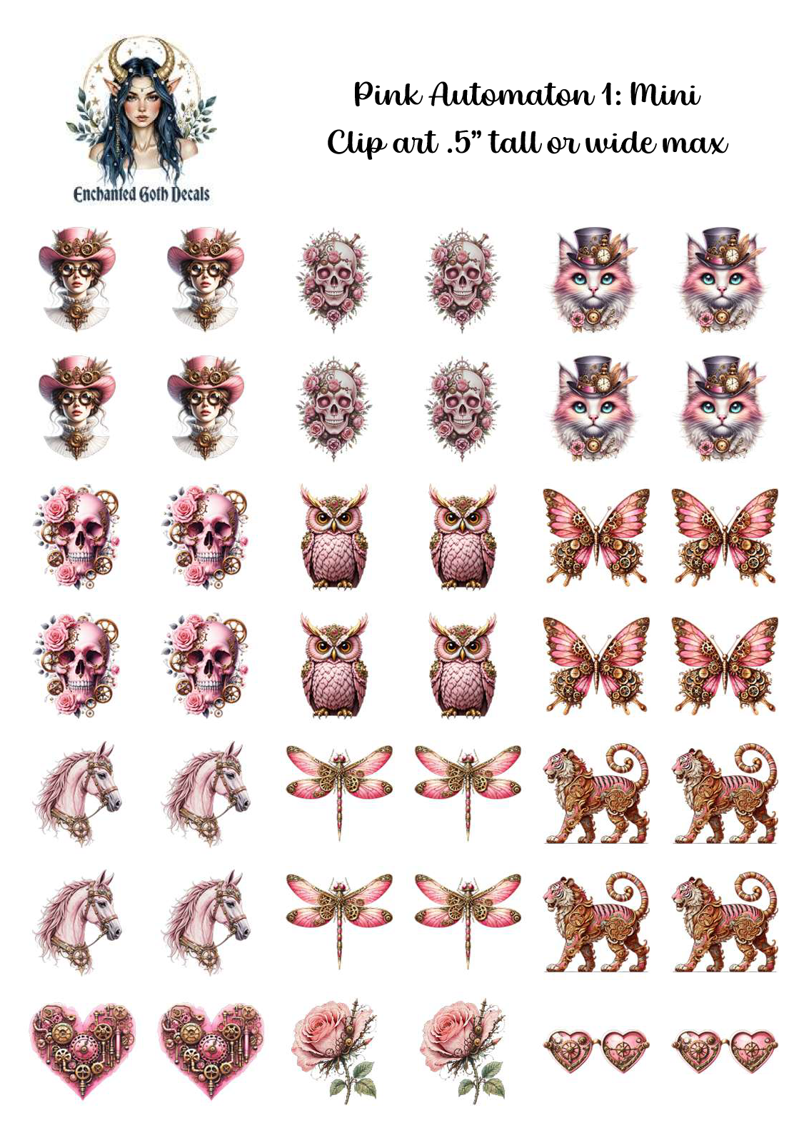 Pink Automaton 1 - Clipart Mini