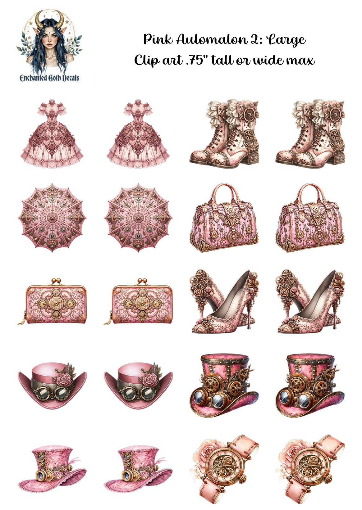 Pink Automaton 2 - Clipart