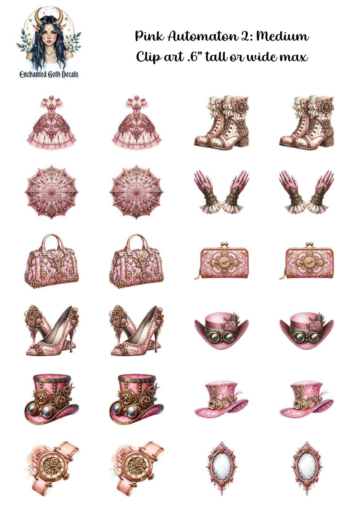 Pink Automaton 2 - Clipart