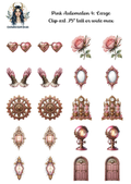 Pink Automaton 4 - Clipart Large
