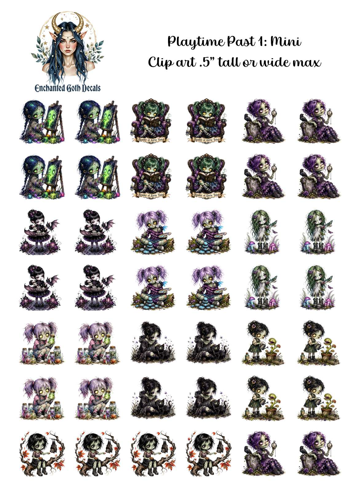 Playtime Past 1 - Clipart Mini