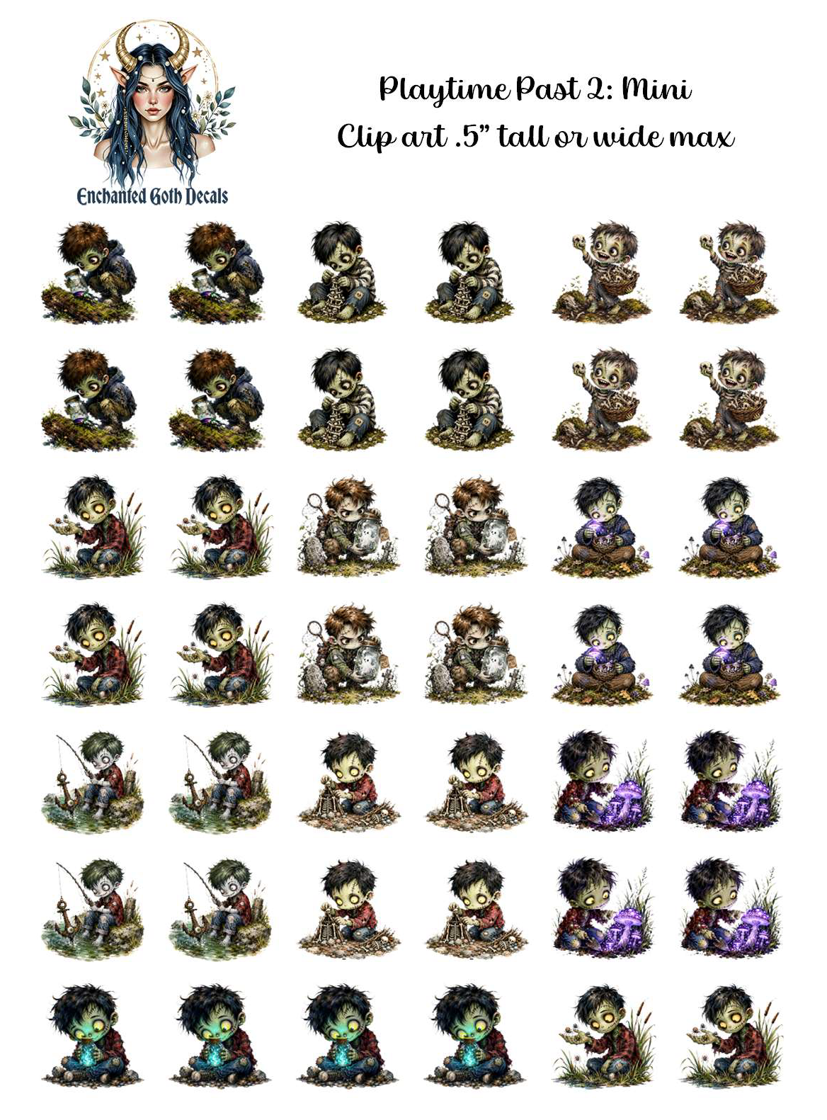Playtime Past 2 - Clipart Mini