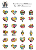 Pow! Love! Boom! 3- Clipart