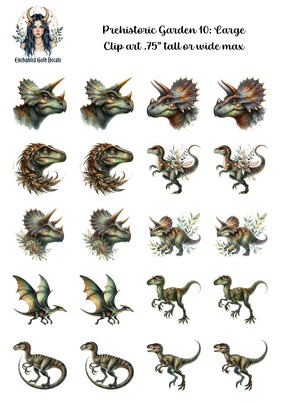 Prehistoric Garden 10 - Clipart