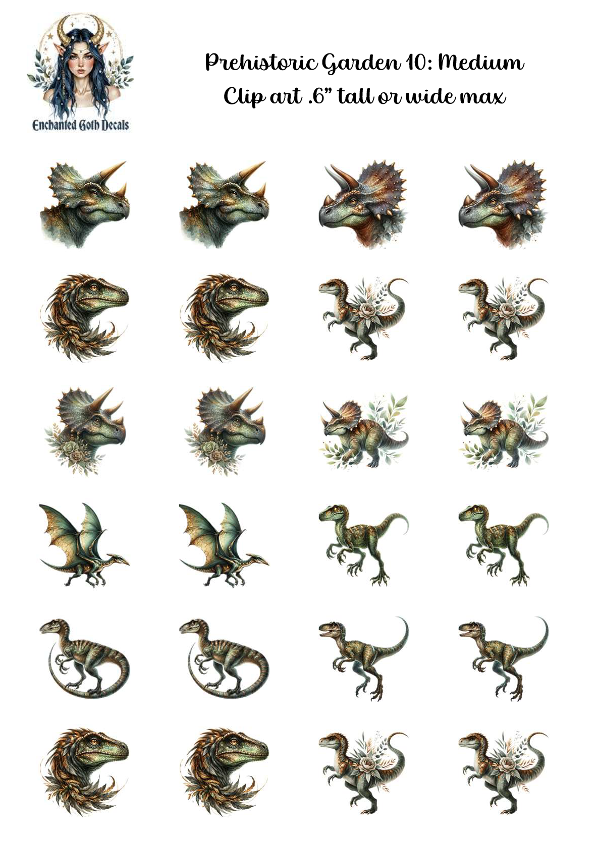 Prehistoric Garden 10 - Clipart