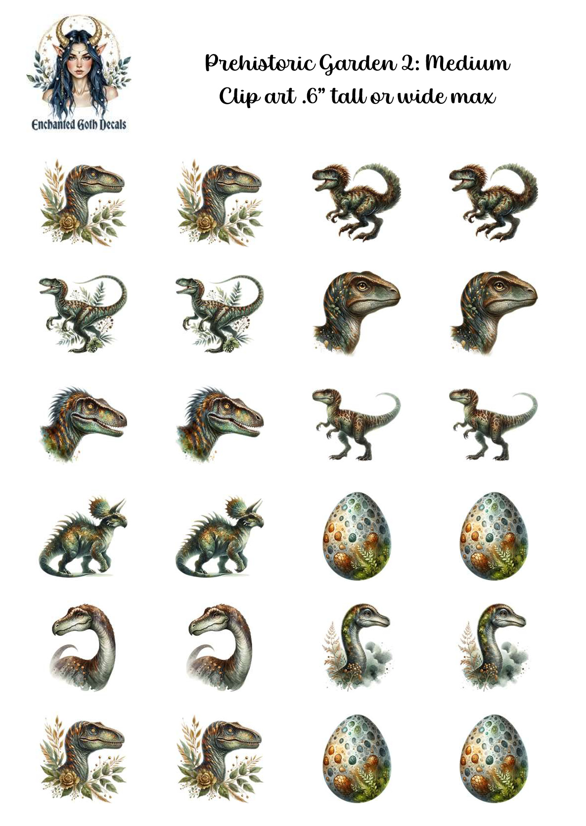Prehistoric Garden 2 - Clipart