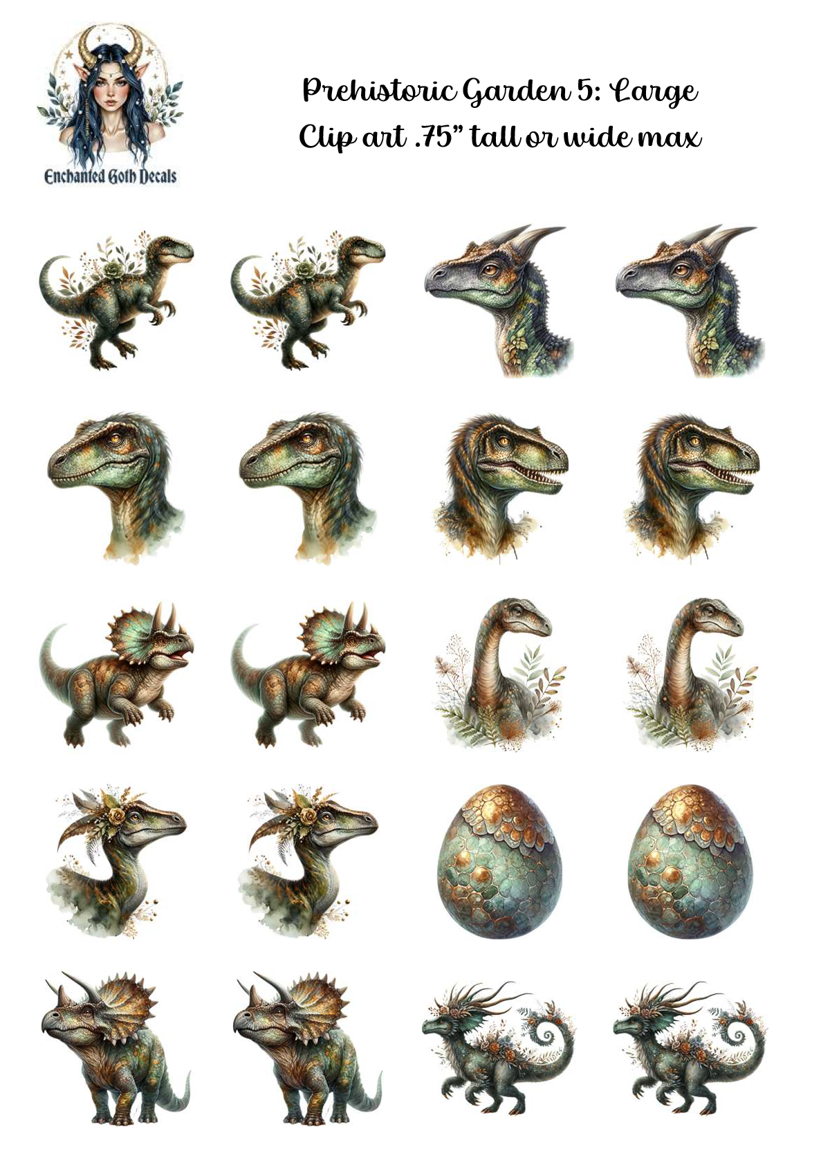 Prehistoric Garden 5 - Clipart