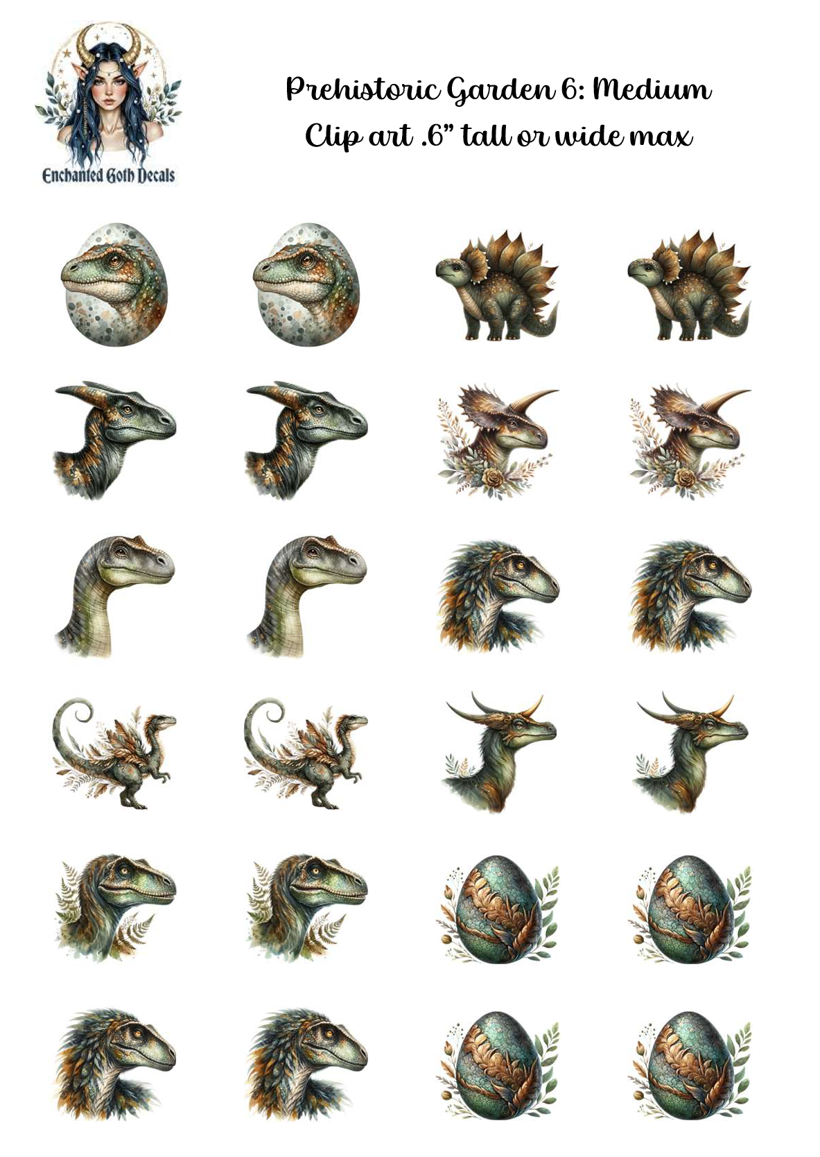 Prehistoric Garden 6 - Clipart