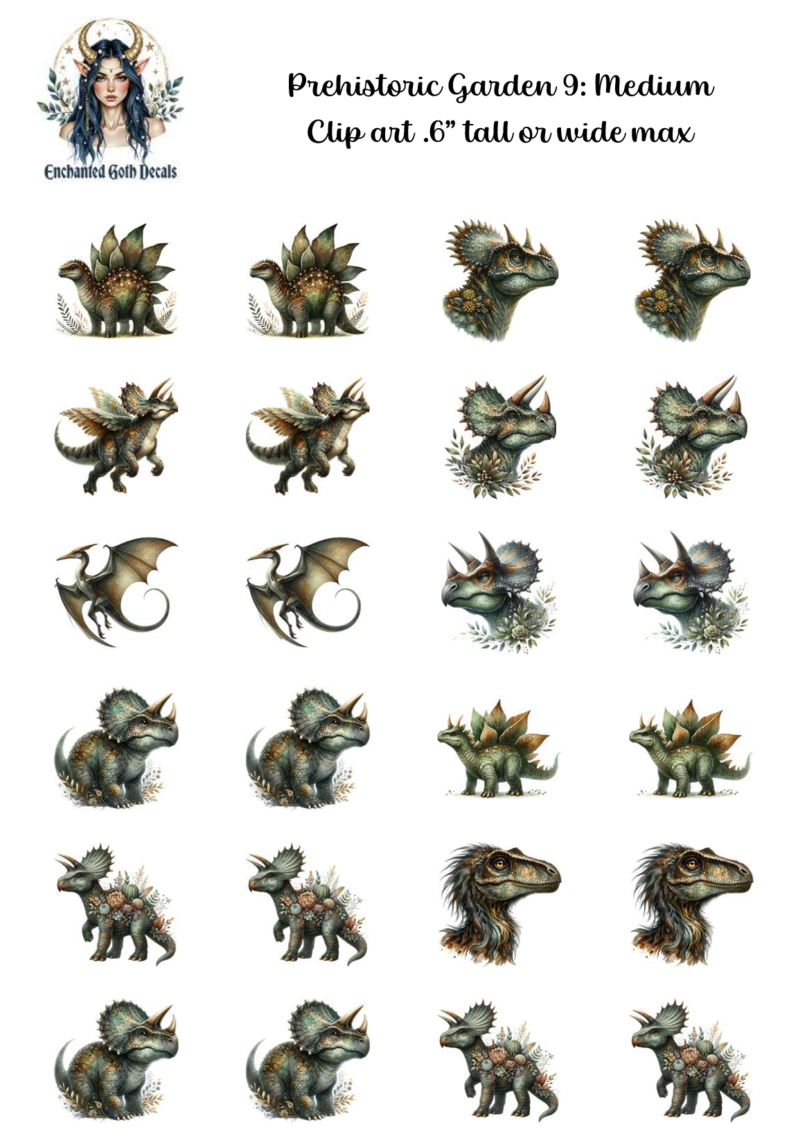 Prehistoric Garden 9 - Clipart