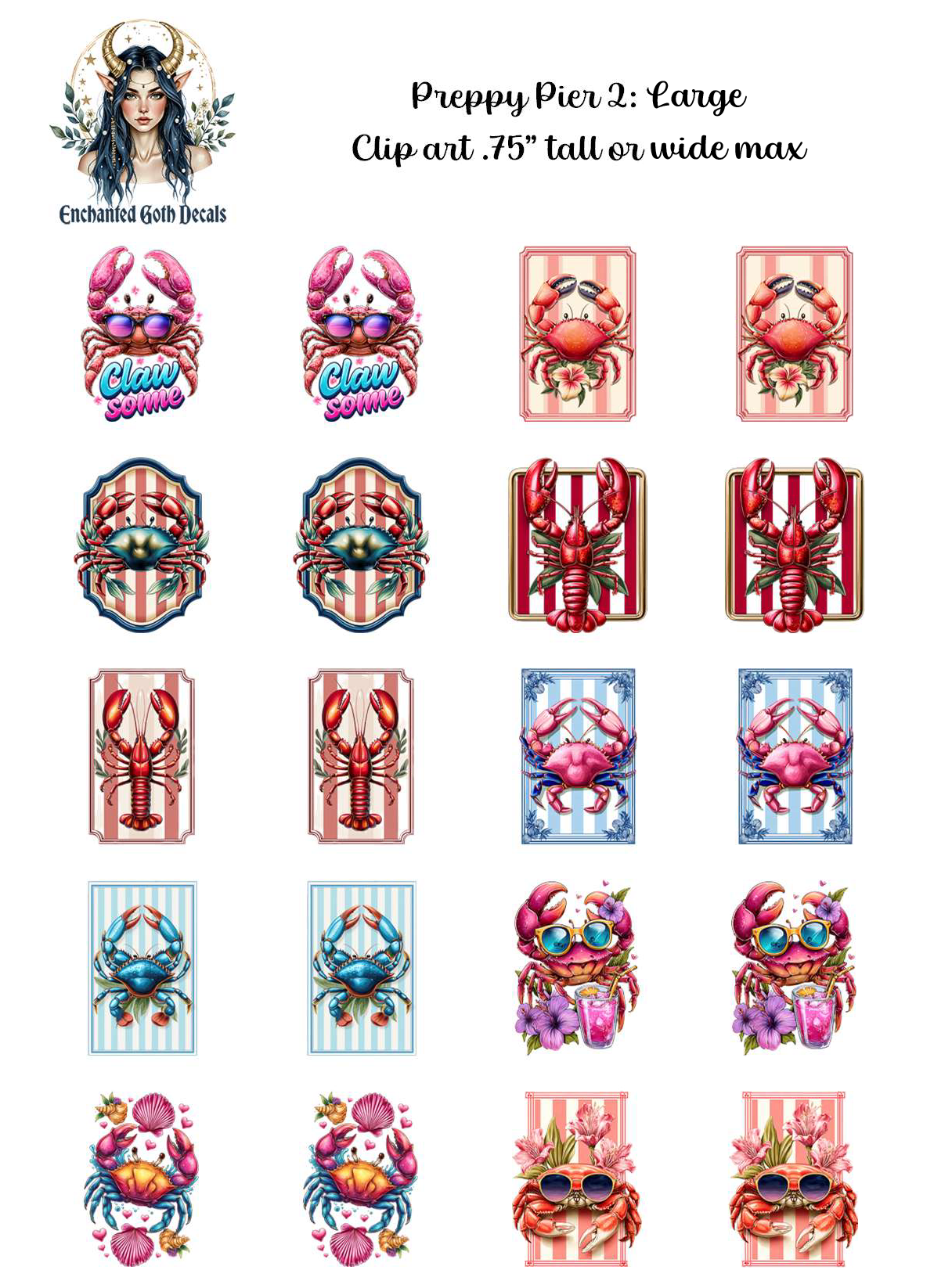 Preppy Pier 2 - Clipart