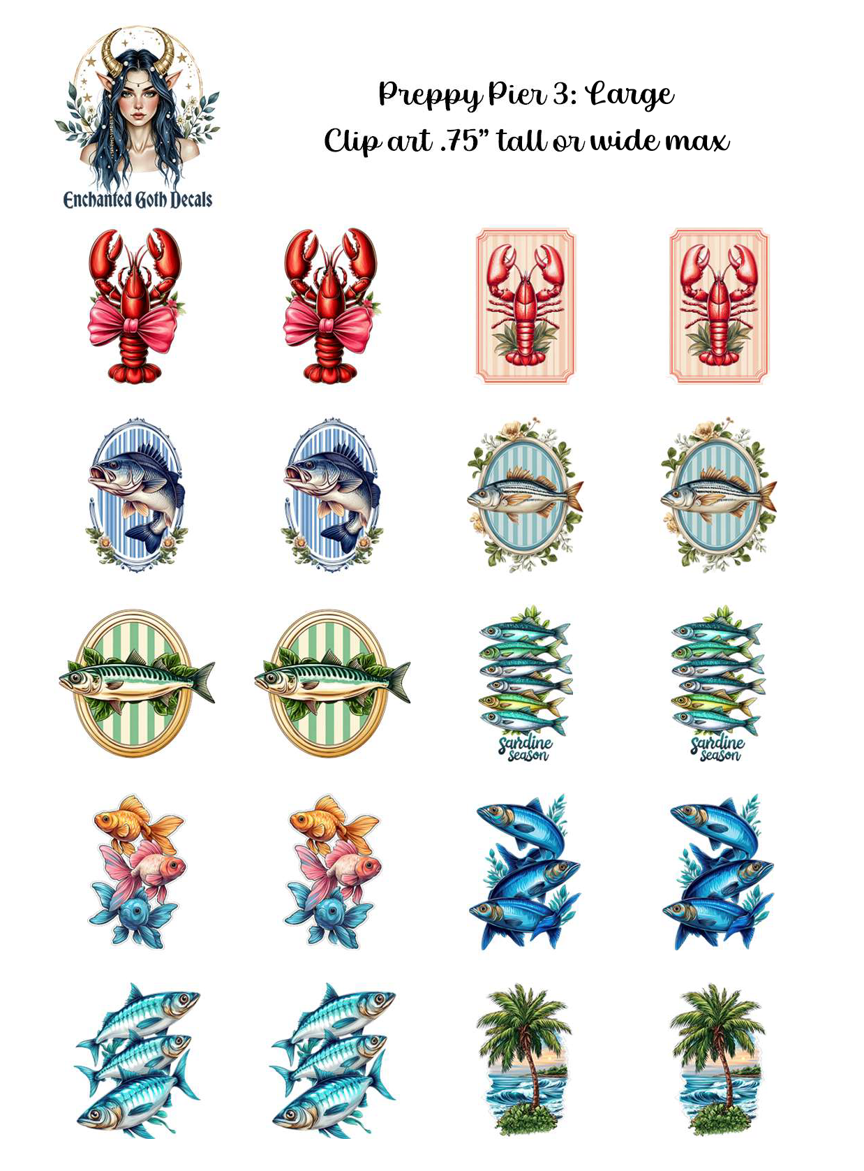 Preppy Pier 3 - Clipart