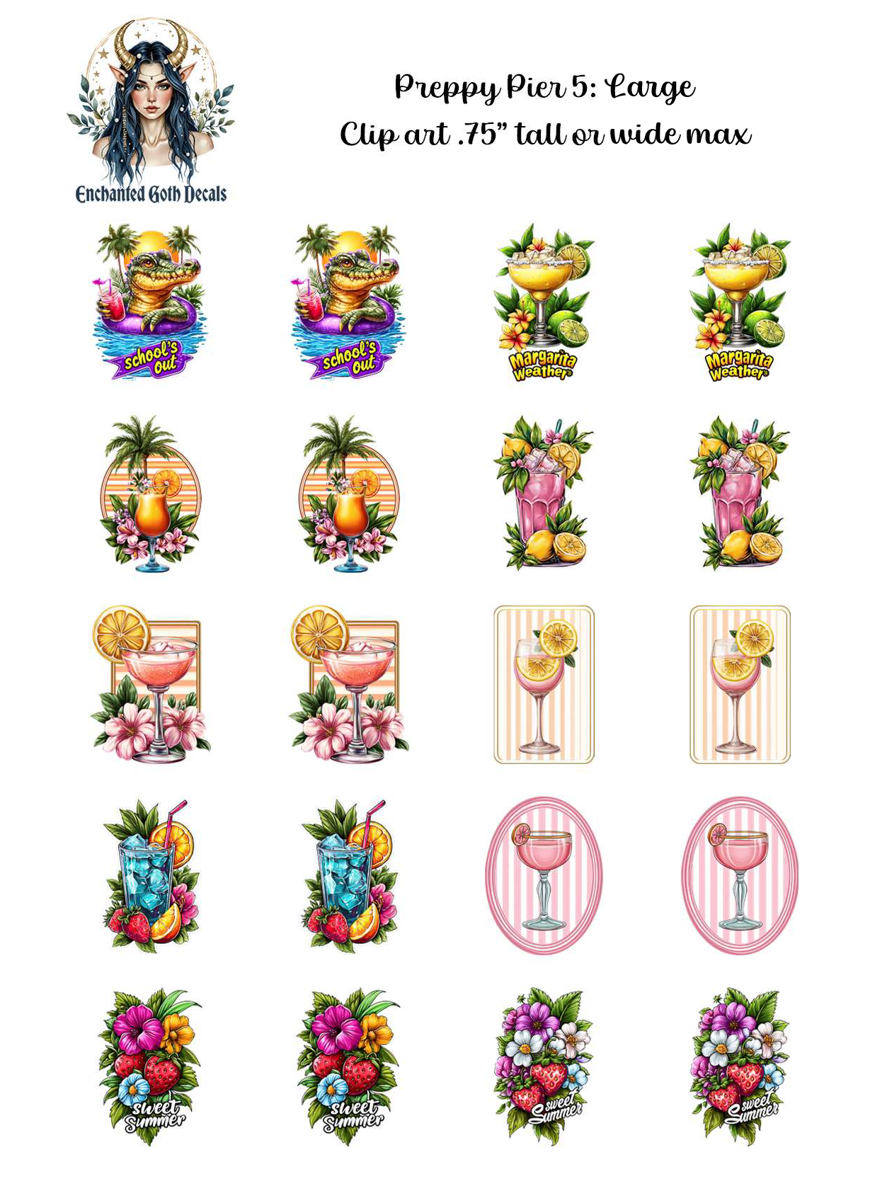 Preppy Pier 5 - Clipart