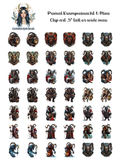 Primal Krampusnacht 1 - Clipart Mini