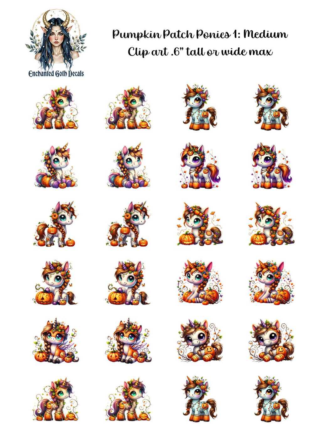 Crypt Kit Halloween Box - Clipart Decals Only Bundle