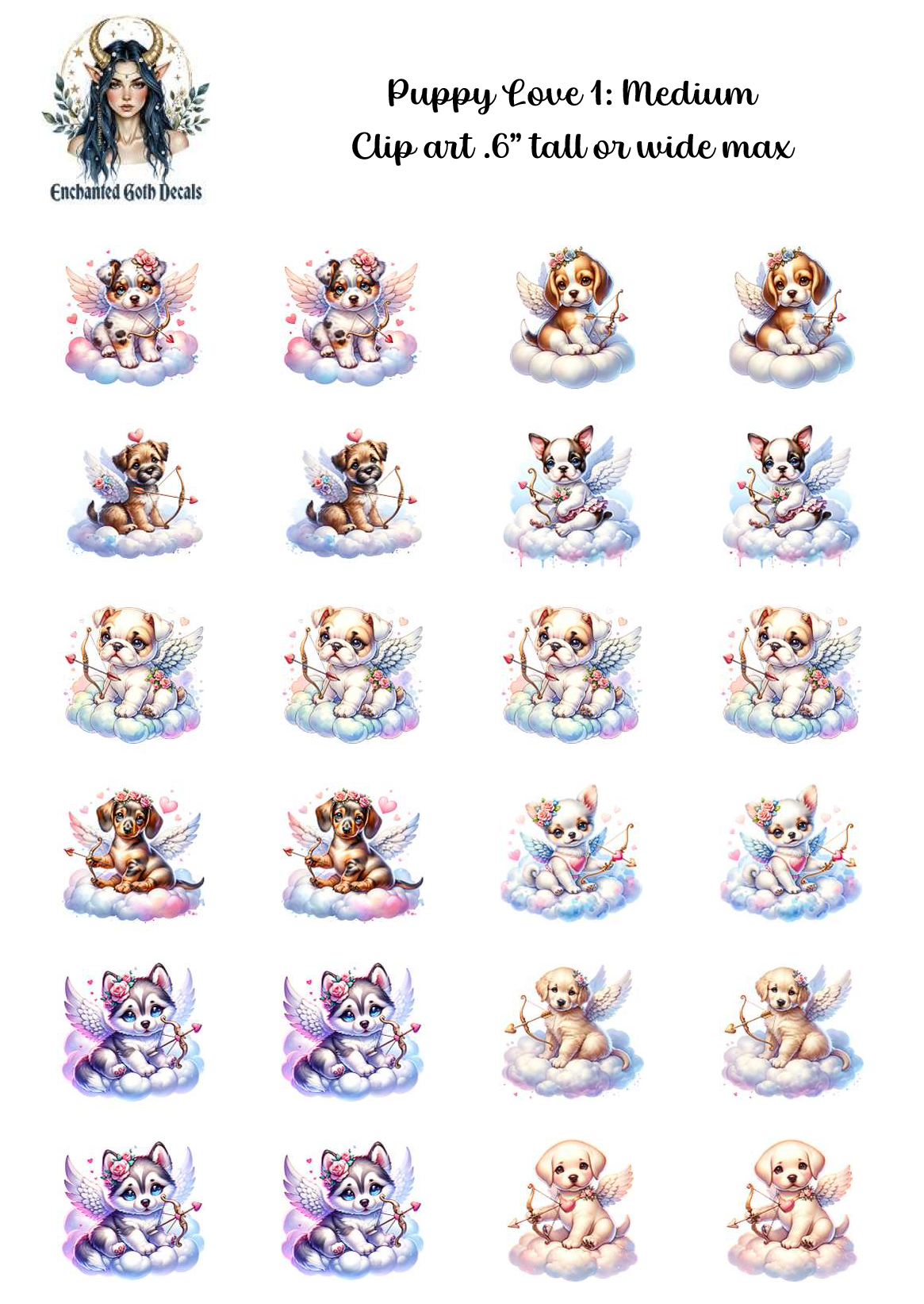 Puppy Love 1 - Clipart