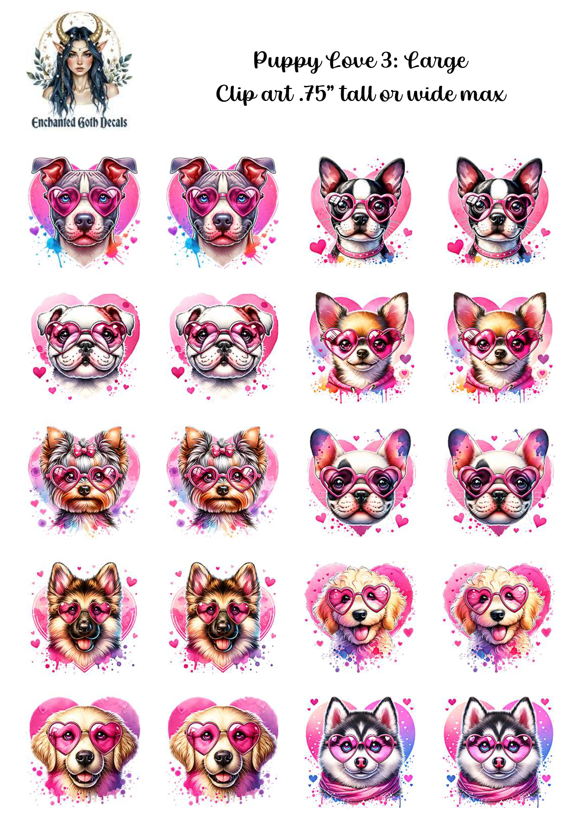 Puppy Love 3 - Clipart
