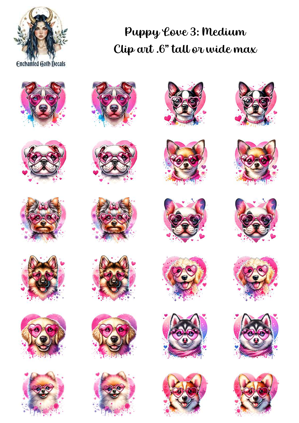 Puppy Love 3 - Clipart