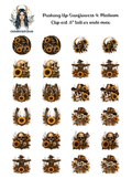 Pushing Up Sunflowers 4 - Clipart