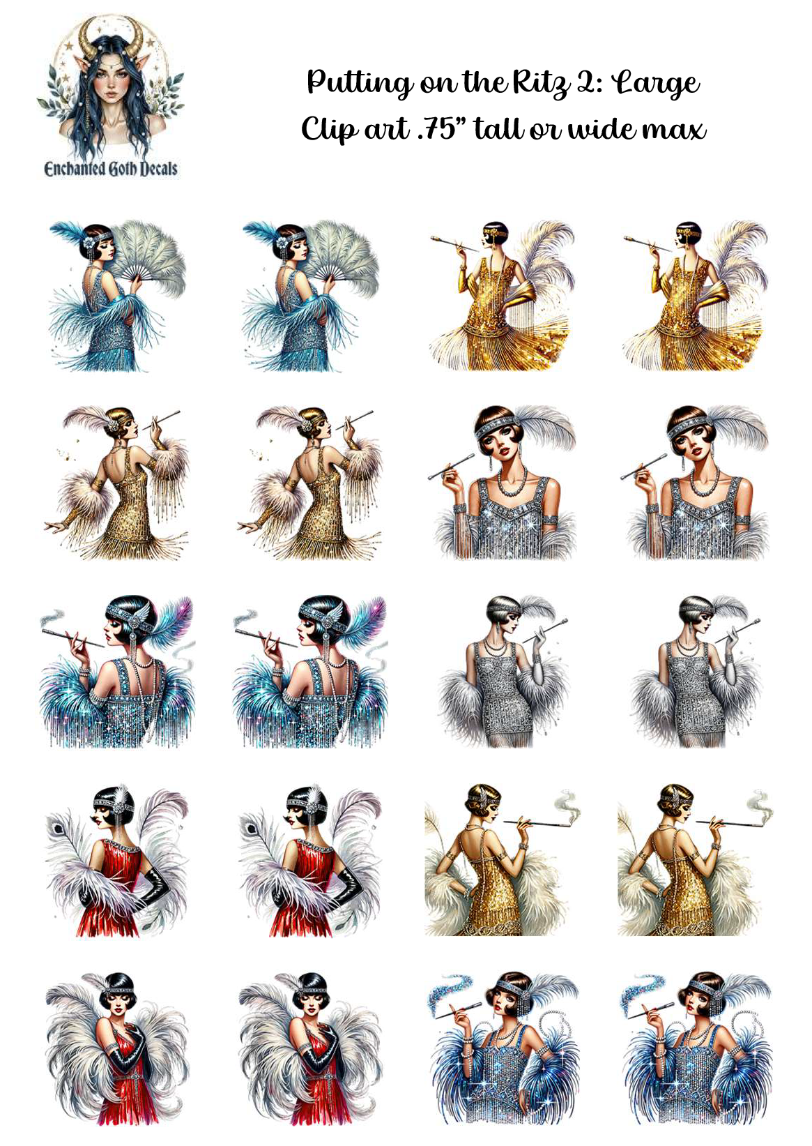 Putting on the Ritz 2 - Clipart