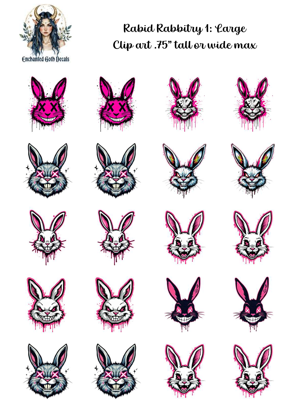 Rabid Rabbitry 1 - Clipart