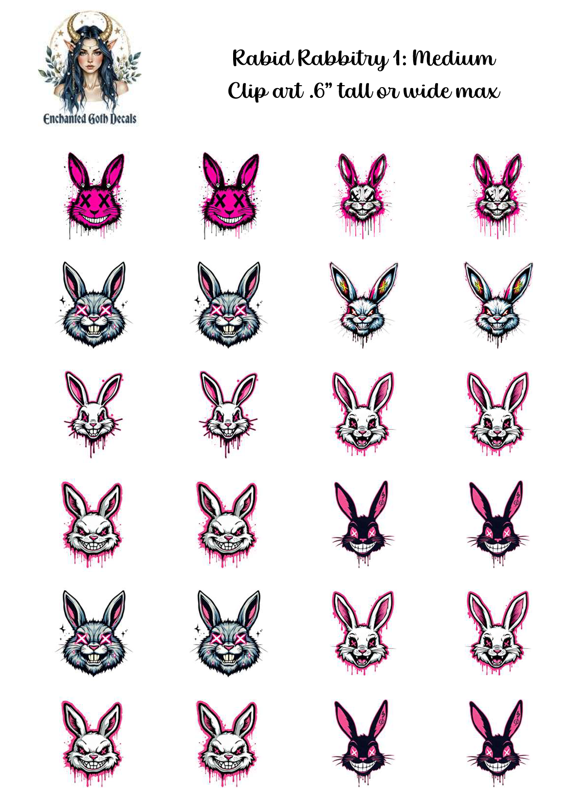 Rabid Rabbitry 1 - Clipart