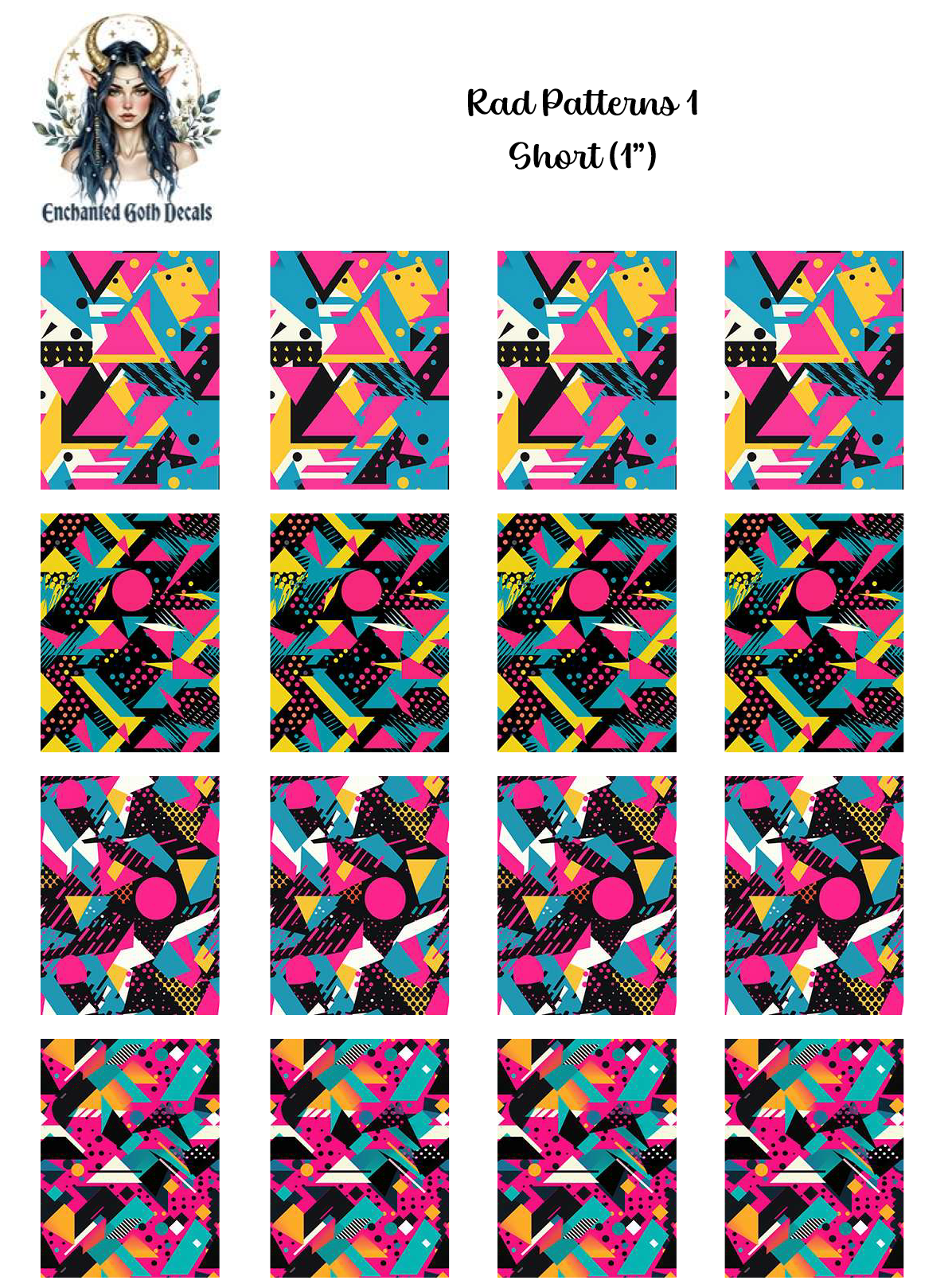 Rad Patterns.pdf Rad Patterns 1 – Enchanted Goth Decals