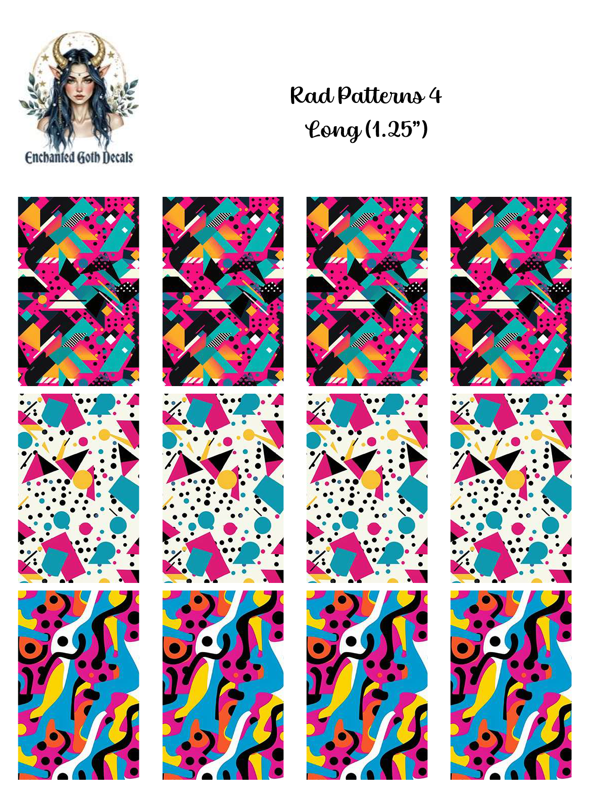 Rad Patterns 4 - Long