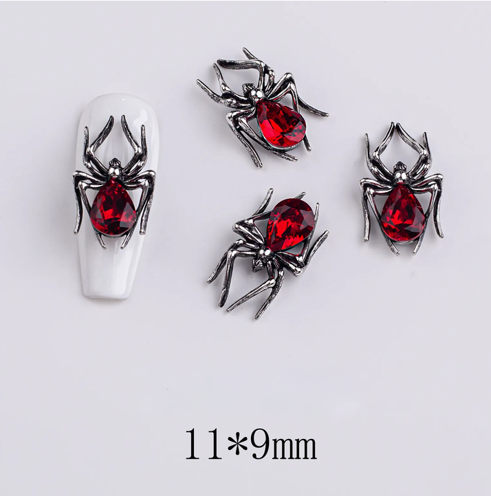 Gothic Spider Nail Charms