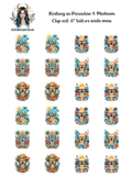 Resting in Paradise 1 - Clipart