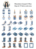 Rhinestone Cowgirl 3 - Clipart Mini