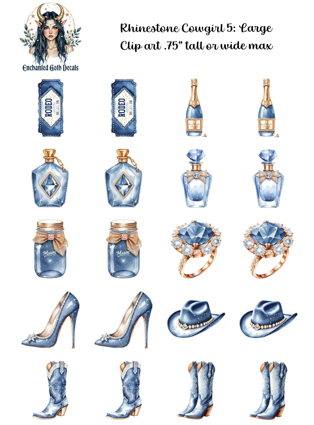 Rhinestone Cowgirl 5 - Clipart