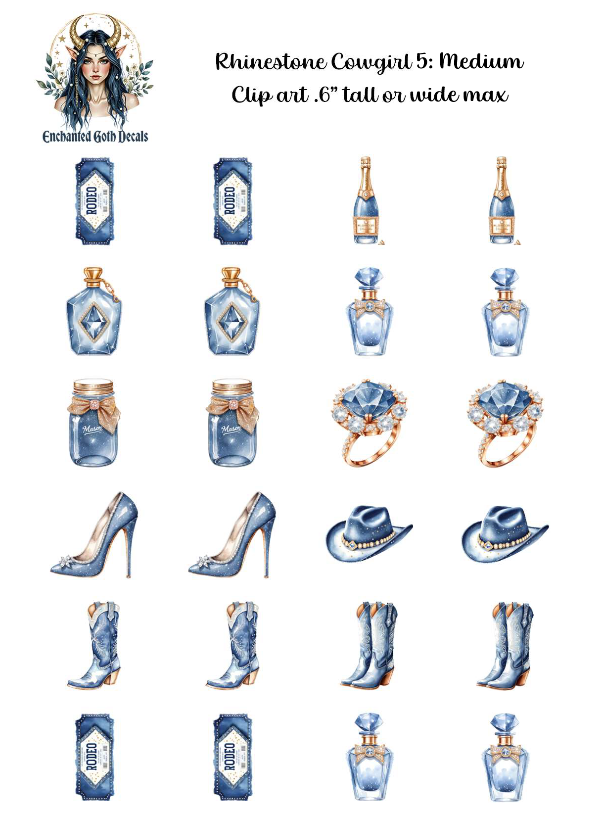 Rhinestone Cowgirl 5 - Clipart