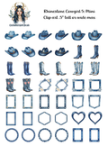 Rhinestone Cowgirl 5 - Clipart Mini