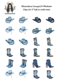 Rhinestone Cowgirl 8 - Clipart