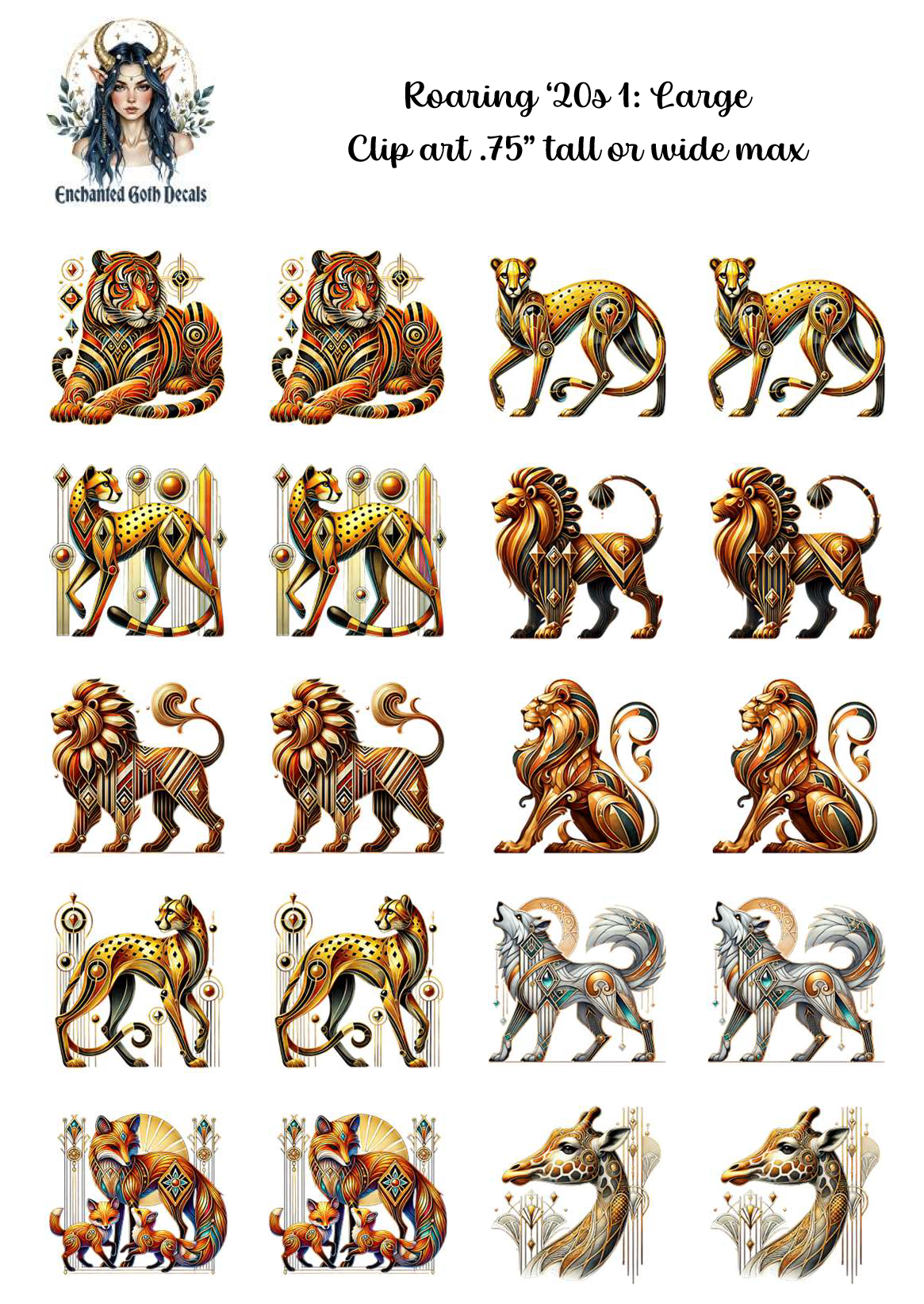 Roaring '20s 1 - Clipart