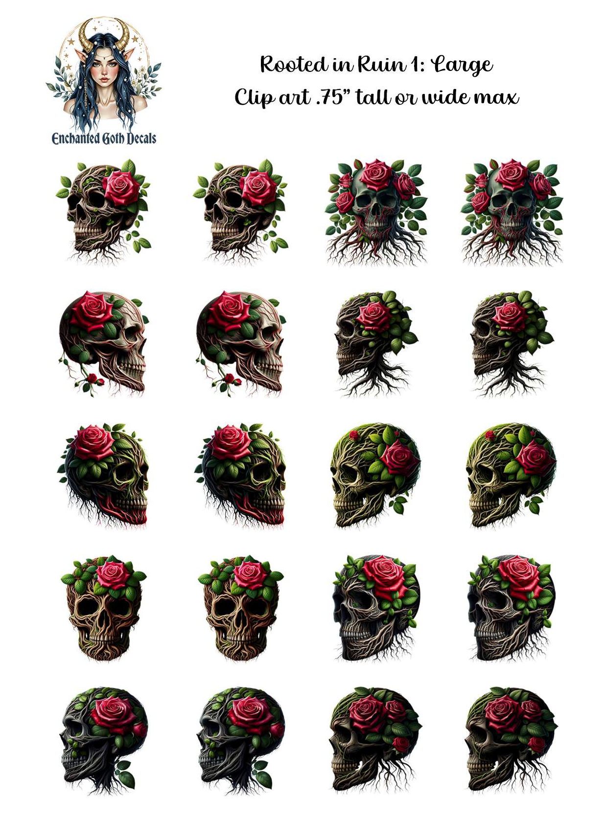Rooted in Ruin 1 - Clipart