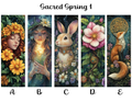 Sacred Spring Bookmarks: Sheet 1
