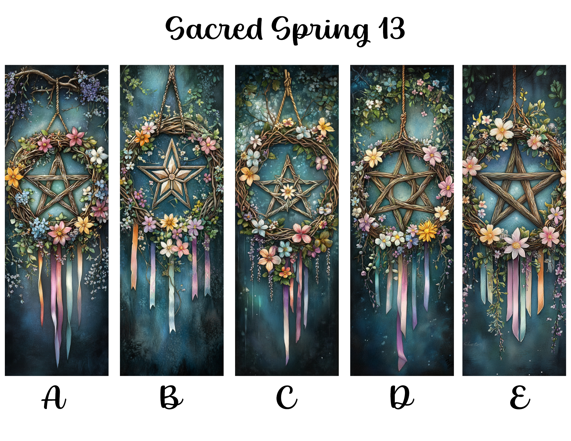 Sacred Spring Bookmarks: Sheet 13