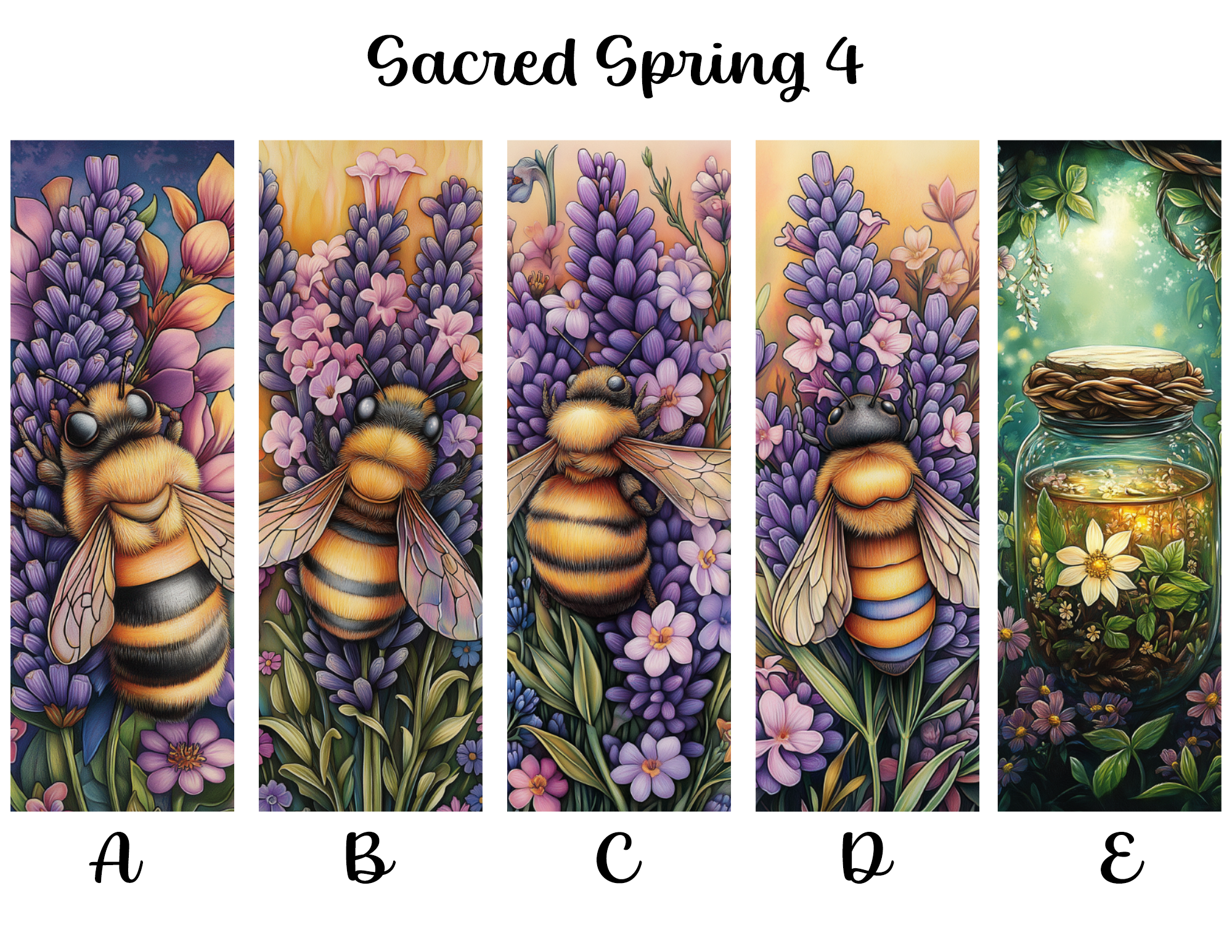 Sacred Spring Bookmarks: Sheet 4