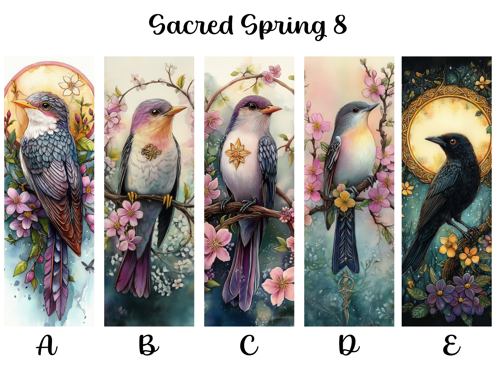 Sacred Spring Bookmarks: Sheet 8