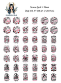 Scare Girl 1 - Clipart Mini