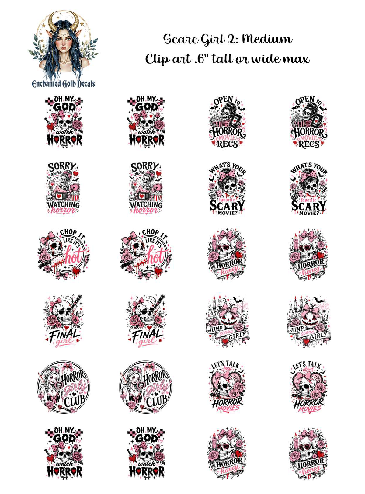 Scare Girl 2 - Clipart